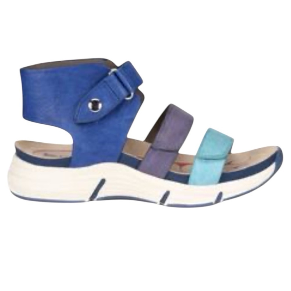 Bionica Multicolor Leather Strap Sandals